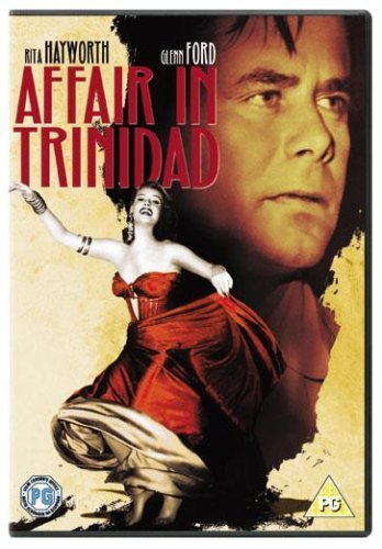 DVD cover for "Affair in Trinidad" featuring a man and woman in dramatic pose.