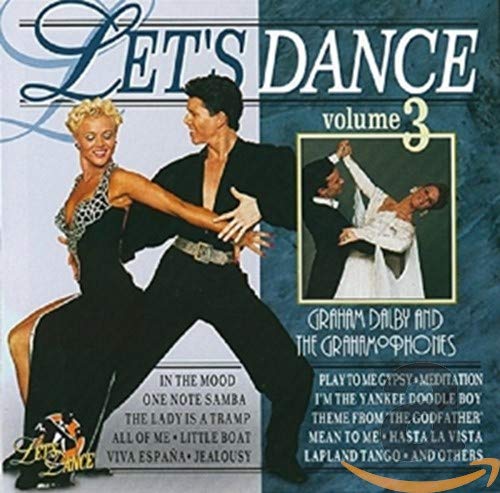 CD cover: dancers in formalwear, text “Let’s Dance Volume 3” and song titles.