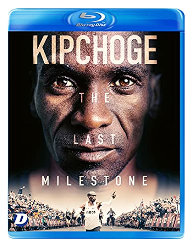 Blu-ray cover featuring Eliud Kipchoge’s portrait and a marathon scene.