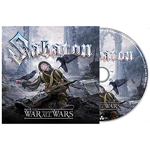 Sabaton album cover depicting a World War I soldier and ravens.