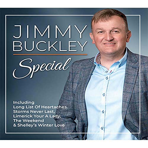 CD cover featuring portrait of Jimmy Buckley, titled "Special.