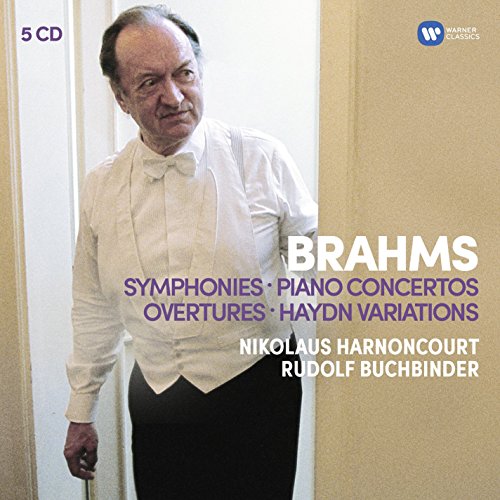 Brahms CD cover featuring a man in white shirt and bow tie.