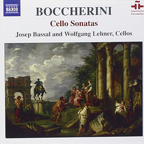 CD cover for Boccherini’s Cello Sonatas featuring classical painting.