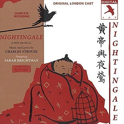 CD cover for “Nightingale” musical, featuring red and black artwork.