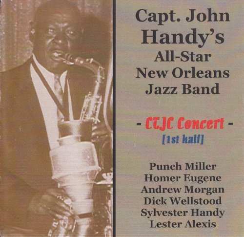 CD cover featuring a sepia-toned image of a man playing a saxophone.