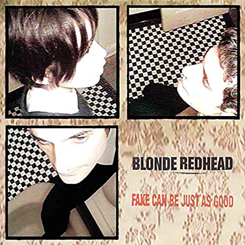 Blonde Redhead album cover: four black and white portrait sections.