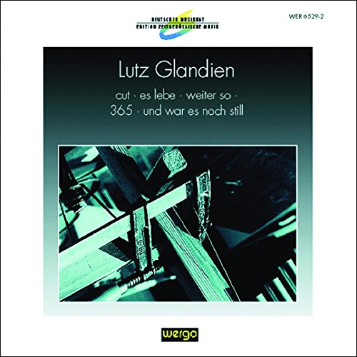 A CD cover with a green-tinted piano image and white text on a dark background.