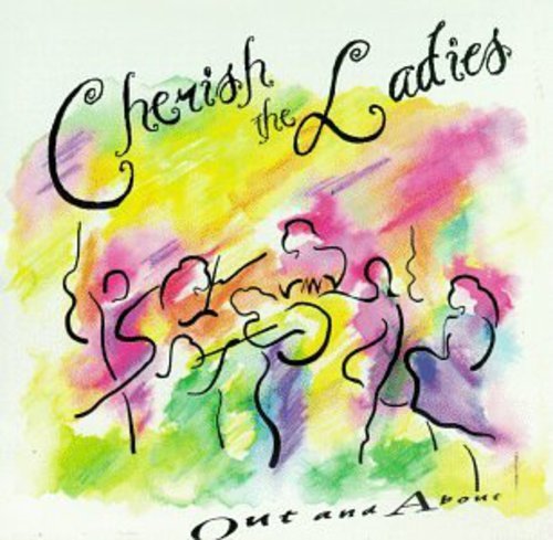 "Album cover featuring a colorful abstract illustration of five women playing instruments."