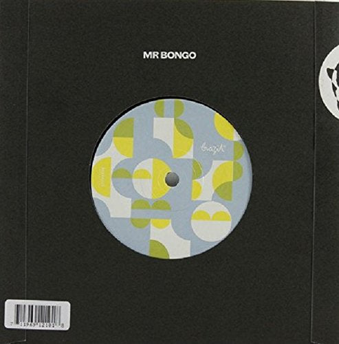 Vinyl record sleeve with a gray record and white text on a black background.