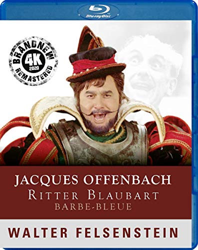 Blu-ray cover for "Ritter Blaubart" featuring a man in costume and armor.