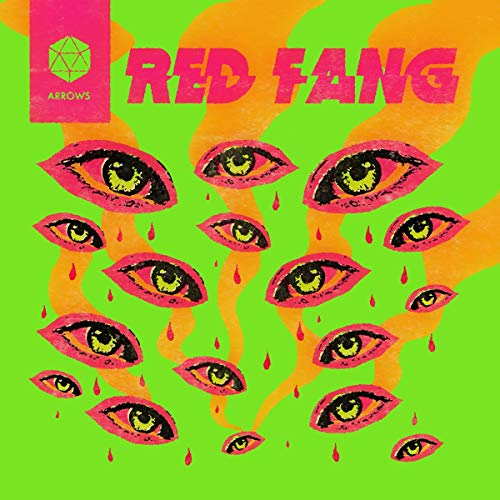 Red Fang "Arrows" CD with bright yellow and green cover art.