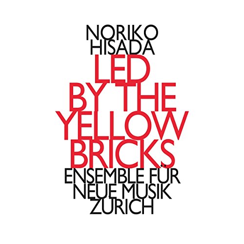 "Album cover with white background, featuring black and red typography."