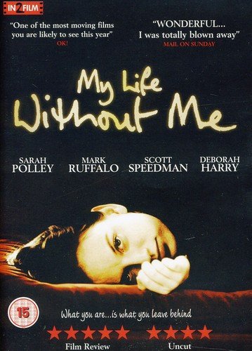 DVD cover for "My Life Without Me" with a woman resting her head on a pillow.