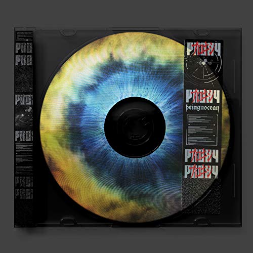 CD case with a colorful, abstract eye design on the disc.