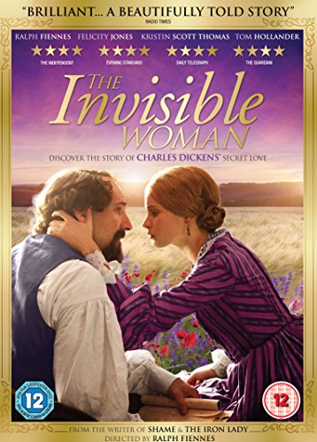 DVD cover for "The Invisible Woman" featuring a period romance scene.
