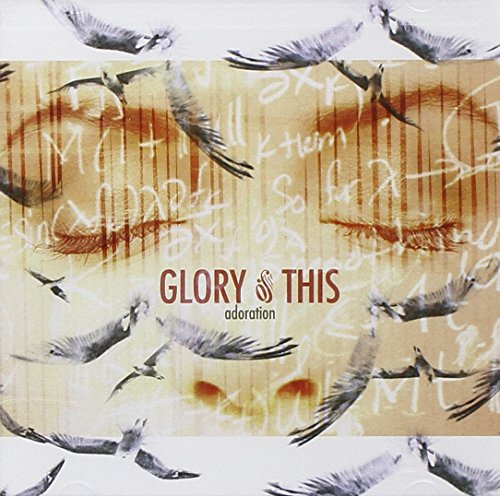 CD cover with closed eyes, birds, and handwritten text overlay.