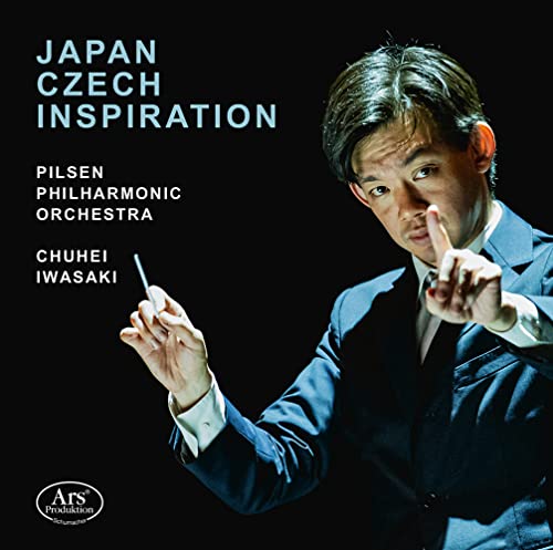 CD cover: Conductor Chuhei Iwasaki with text "Japan Czech Inspiration".