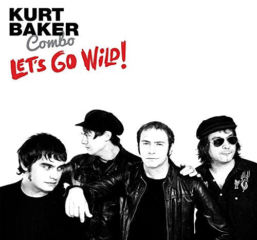 "Album cover featuring four men in black clothing and hats against a white background."