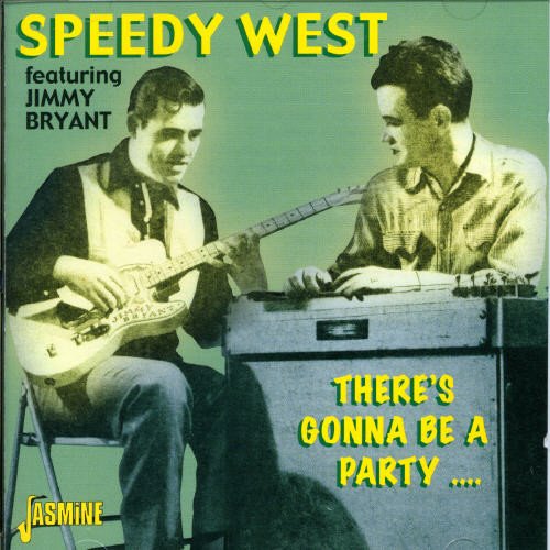 "Album cover featuring two men, one playing guitar, with yellow text and logos."