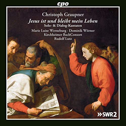 CD cover depicting a religious scene with figures and text in German.