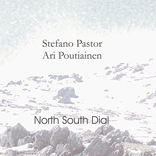 Album cover with snowy rocky landscape and artist names and title in black text.