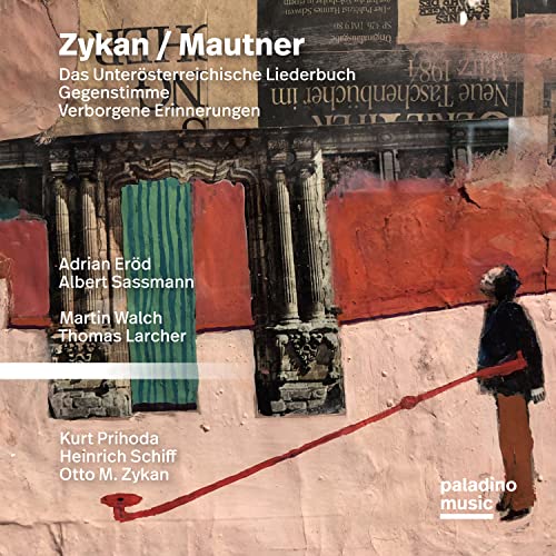 CD cover for "Zykan/Mautner: Das Unterosterreichische Liederbuch" with architectural imagery.