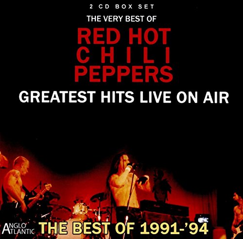 Red Hot Chili Peppers live album cover with band performing on stage.