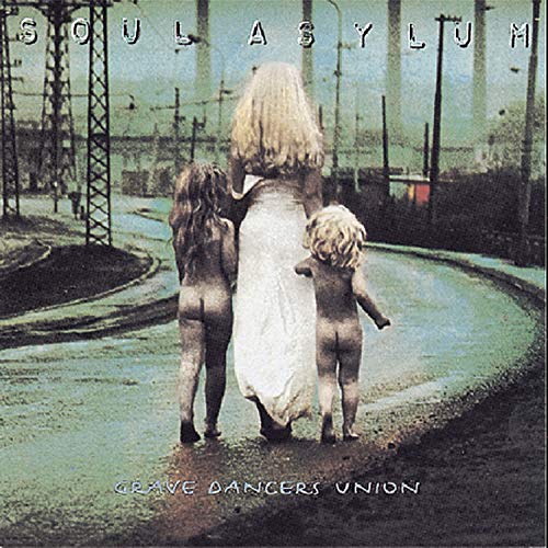 Album cover: Soul Asylum's "Grave Dancers Union" with children and power lines.