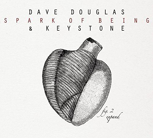 Album cover with a sketch of a heart-shaped object, artist and title text above.