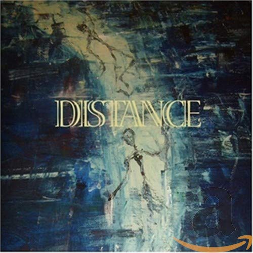 CD cover: abstract blue and black painting with a figure and text.