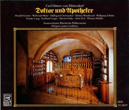 CD cover: ornate apothecary interior with shelves of jars and a desk.