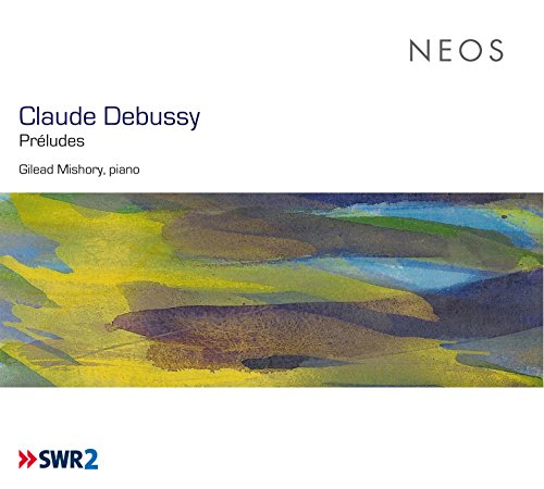 A CD cover featuring an abstract painting with yellow, blue, and brown hues.
