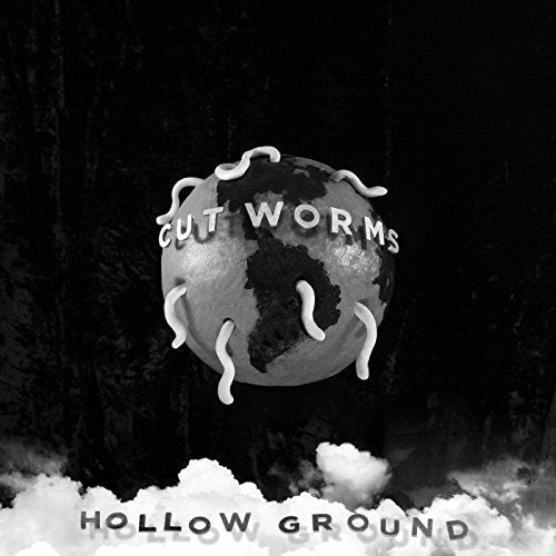 CD cover: a grayscale Earth with worm-like shapes and clouds.