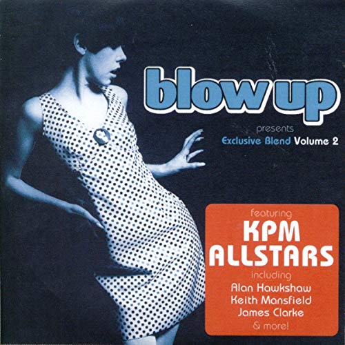 CD cover: woman in polka dots, "blow up" logo, and artist names.