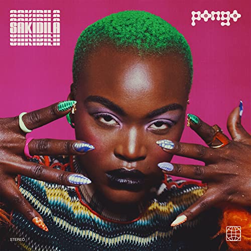 CD cover for Pongo’s “Sakidila” featuring a portrait of the artist.