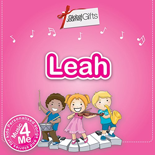 DVD cover with name "Leah" and cartoon children playing instruments.