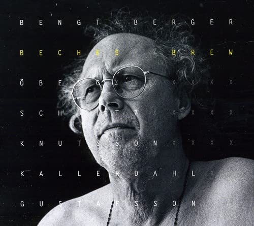 Black and white CD cover featuring a portrait of Bengt Berger.