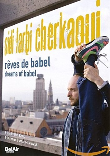 DVD cover featuring a man holding shoes, with cityscape and text.