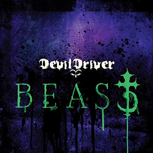Album cover with "DevilDriver" in white and "Beast" in green on a dark background.