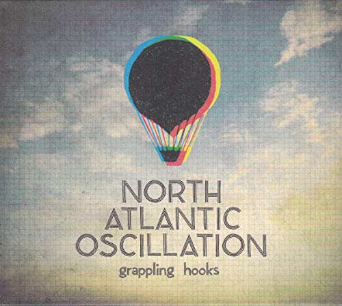 CD cover for North Atlantic Oscillation’s “Grappling Hooks” with hot air balloon.