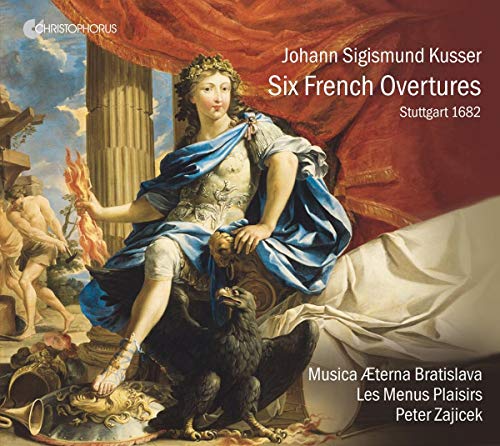 "CD cover featuring a classical painting of a crowned woman with an eagle."