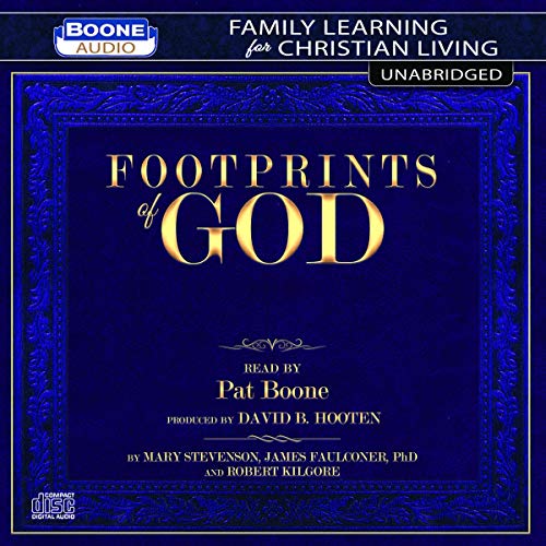 CD cover for “Footprints of God” by Pat Boone and David B. Hooten.