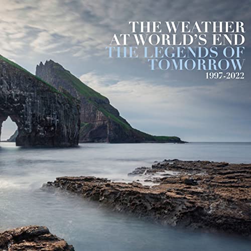 CD cover: coastal cliffs, ocean, and album title “The Weather At World’s End.”
