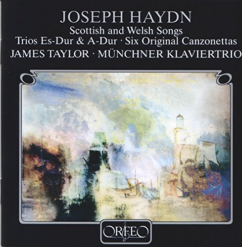 CD cover for Haydn’s Scottish and Welsh Songs with a landscape painting.