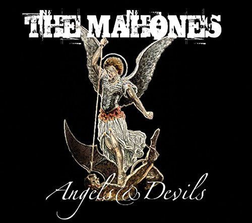 The image is a CD cover with an angel and devil on a black background.