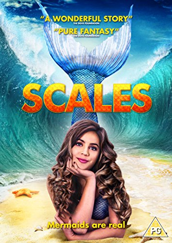 DVD cover for "Scales" featuring a girl and a mermaid tail.