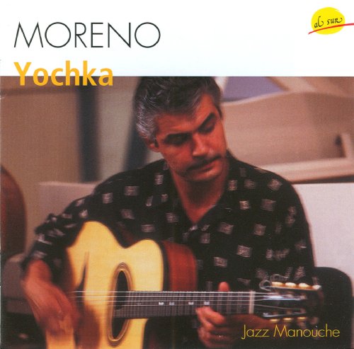 "CD cover featuring a man playing an acoustic guitar, Moreno written at the top."