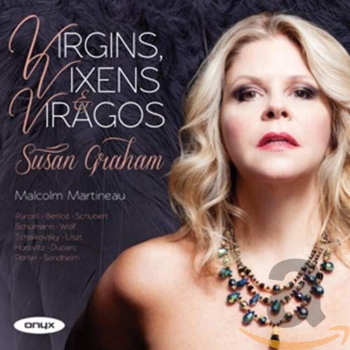 CD cover featuring portrait of Susan Graham, blonde hair, and ornate necklace.