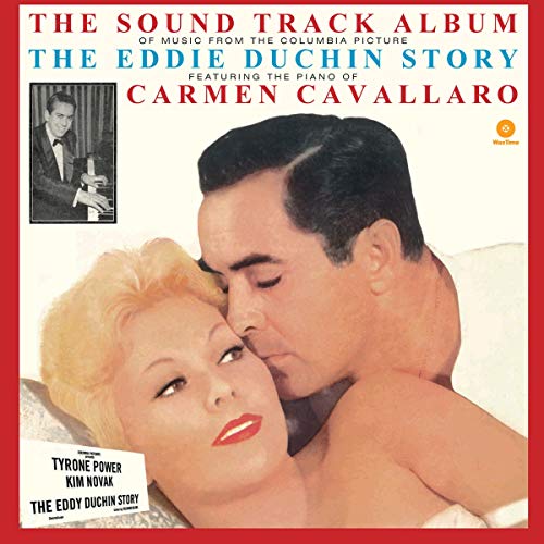 Vinyl album cover for "The Eddy Duchin Story" featuring Carmen Cavallaro.