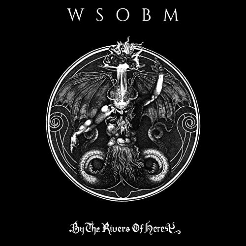 Black and white CD cover with detailed demonic figure in a circle.